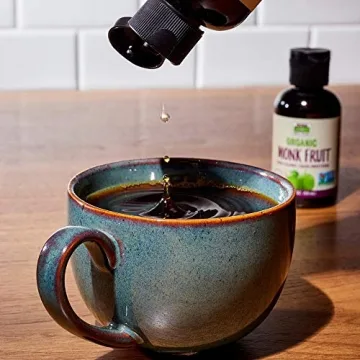 NOW Organic Monk Fruit Liquid Sweetener for Healthier Living