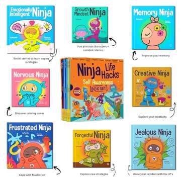 Ninja Life Hacks Self Awareness 8 Book Box Set (Books 41-48: Frustrated Ninja, Nervous Ninja, Jealou...