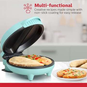 Holstein Omelet Maker Mint Stainless Steel Two Portions