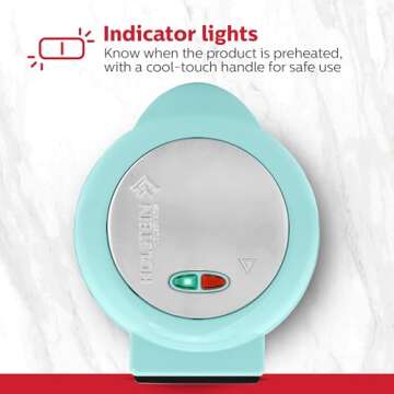 Holstein Omelet Maker Mint Stainless Steel Two Portions