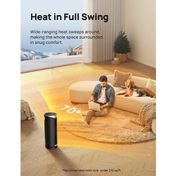 Dreo Space Heater: 1500W Quiet Ceramic Heater with Remote Control
