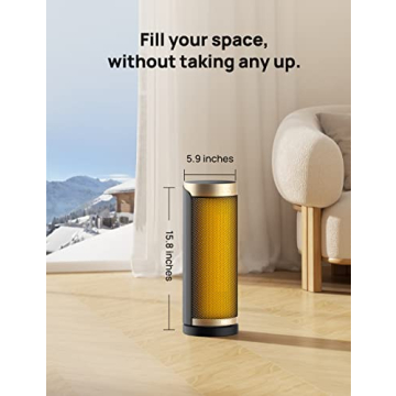 Dreo Space Heater: 1500W Quiet Ceramic Heater with Remote Control