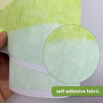 Funlife Vibrant Rainbow Wall Mural Stickers for Kids