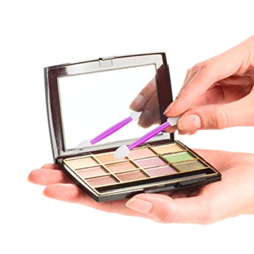 Cuttte 60PCS Dual-Sides Eyeshadow Applicators Set