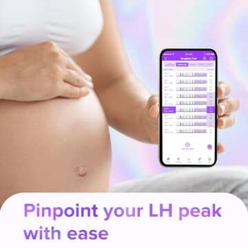 Premom Quantitative Ovulation Test Strips, Ovulation Predictor Kit with Smart Digital Ovulation Reader APP, Numerical Ovulation Tests, 20 LH Test