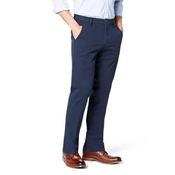Dockers Men's Slim Fit Khaki Lux Cotton Stretch Pants - Comfortable & Versatile