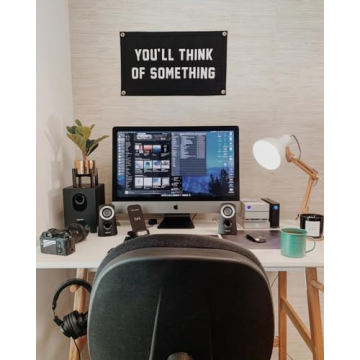 Motivational You'll Think of Something Camp Flag for Creativity