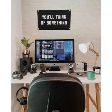 Motivational You'll Think of Something Camp Flag for Creativity