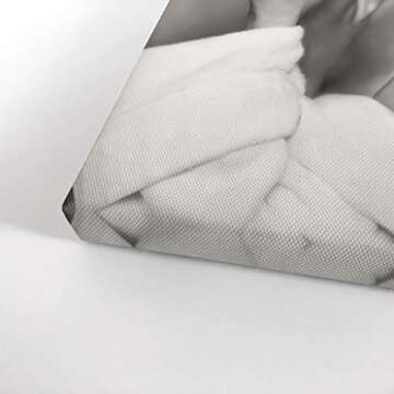 Audrey Hepburn Wall Art Makeup Pink Lipstick CANVAS PRINT Iconic Pop Art Pretty Beauty Black and White Home Decor Artwork Gallery Stretched and Ready to Hang - %100 Handmade in the USA - 17x11