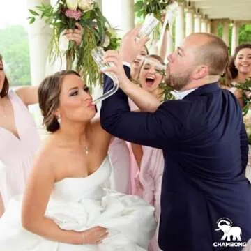 Chambong Classic Champagne Flutes for Weddings and Parties