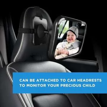 Dorart Baby View Mirror - Safe 360-Degree Car Reflection