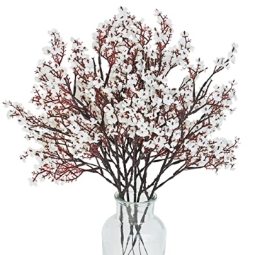 Shop ONLY ART 6 Bundles Ivory Silk Flowers for Decor