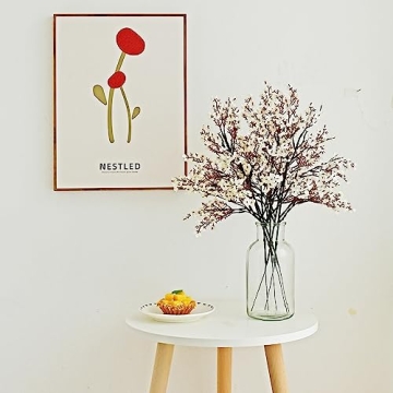 Shop ONLY ART 6 Bundles Ivory Silk Flowers for Decor