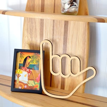 Shaka Decor Aloha Spirit Wooden Wall Art