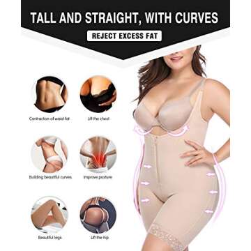 NonEcho Women Full Tummy Control Shapewear - Plus Size