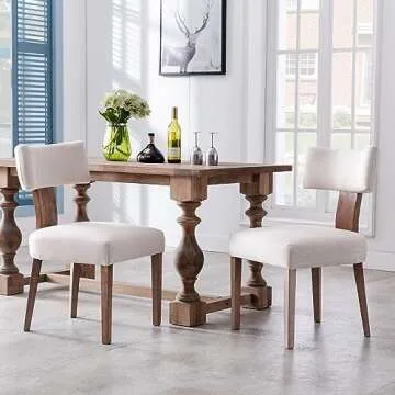 BESTANO Modern Dining Chairs Set of 4 - Stylish Comfort