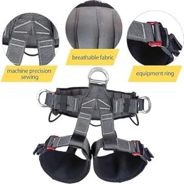 SOB Adjustable Safety Harness CE Certified for Climbing Rescue