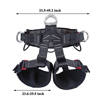 SOB Adjustable Safety Harness CE Certified for Climbing Rescue