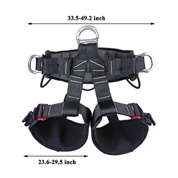 SOB Adjustable Safety Harness CE Certified for Climbing Rescue