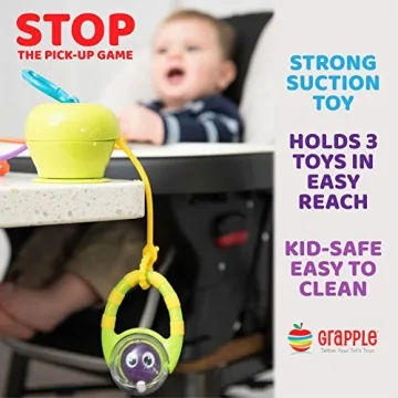 Grapple Suction Toy Holder for Babies | Compact & Easy to Use