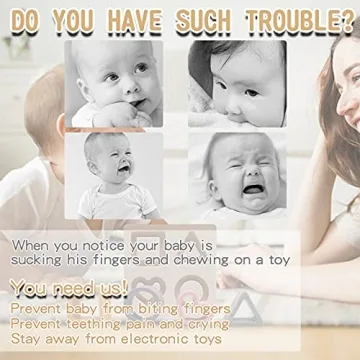 HETOMI Baby Soft Nesting Sorting Silicone Teething Blocks