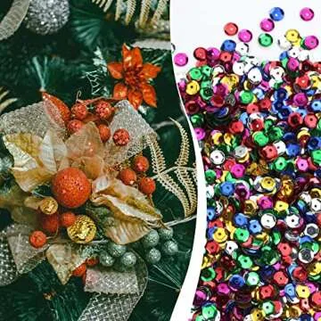 Fireboomoon 10,000pcs Bulk Craft Cup Sequins Mixed Colors and Sizes, Sequins and Spangles Craft Supplies Sequins for Crafts,Sequins,Cup Sequins,Craft Cups,Mixed Sequins,spangles and Sequins