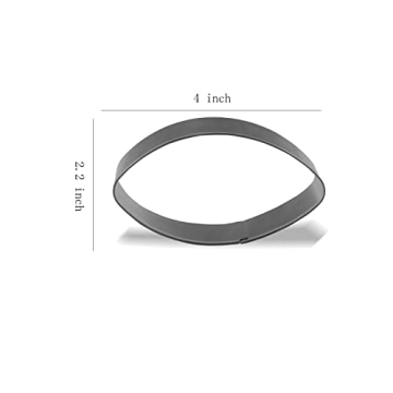 Keewah Football Cookie Cutter for Fun Baking