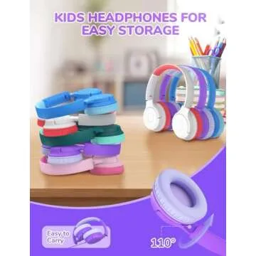 Durable iClever Kids Headphones with Safe Volume Protection