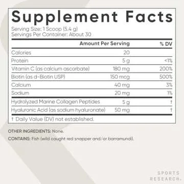 Sports Research Collagen Beauty Complex for Vitality & Glow