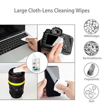 Monitor Wipes, Pre-Moistened Computer Screen Wipes for Electronics, Computer Monitor Cleaning Wipes ...