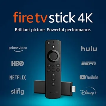 Fire TV Stick 4K streaming device with Alexa Remote and Dolby Vision