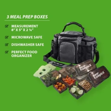 Bear KompleX Insulated Meal Prep Bag Ideal for Busy Lives
