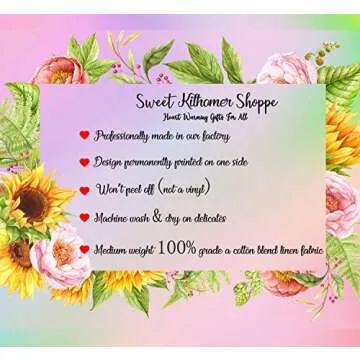 Kithomer Rustic Farmhouse Quote Pillow Covers Black Buffalo Plaids Farmhouse Decorative Throw Pillow Case Cushion Cover 18" x 18" Summer Decor Set of 4 Farm Sweet Farm