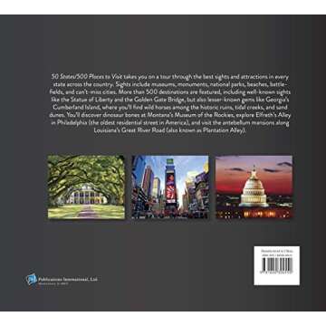 50 States 500 Places to Visit