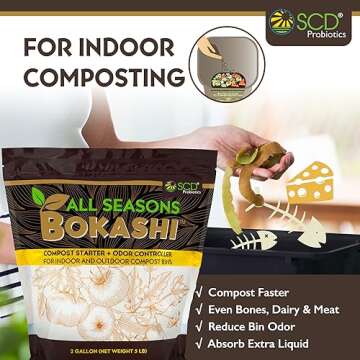 All Seasons Bokashi 5.5 lb Compost Starter for Healthy Gardening