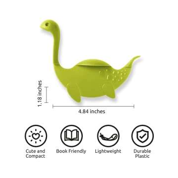 OTOTO Nessie Tale Book Mark - Green Pagekeeper Bookmark - Unique Gifts for Readers, Women & Men, Boo...