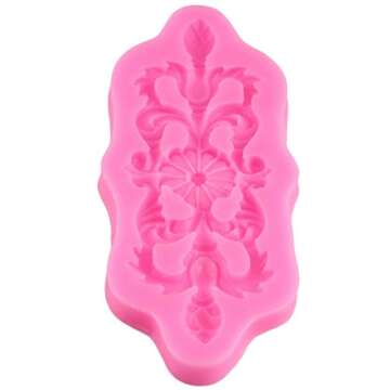 AKOAK Little Daisy Style Relief Silicone Lace Mold Cake Border Fondant Cake Mold Chocolate Mould Kitchen Baking Tool