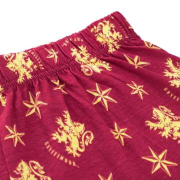 Harry Potter Womens Pajamas Hogwarts Grey X-Large