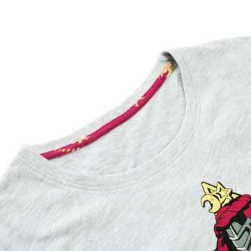 Harry Potter Womens Pajamas Hogwarts Grey X-Large