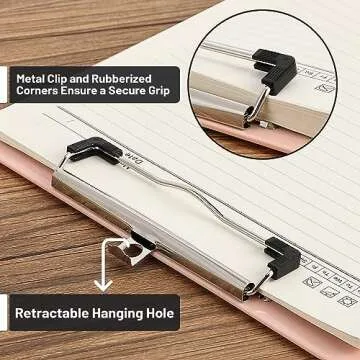 Mr. Pen- Plastic Clipboard, 12.5” x 9”, Pastel Orange, Clipboards for Kids & Adults, Clipboards Plastic, Clip Board, Teacher Clipboard, Kids Clipboard, Cute Clipboard, Plastic Clipboards