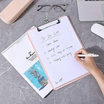 Mr. Pen- Plastic Clipboard, 12.5” x 9”, Pastel Orange, Clipboards for Kids & Adults, Clipboards Plastic, Clip Board, Teacher Clipboard, Kids Clipboard, Cute Clipboard, Plastic Clipboards