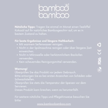 Bamboo Baby Plate with Suction for Safe Self-Feeding