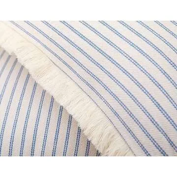 NUYECY Light Blue Boho Pillow Covers Set of 2 for Home Decor