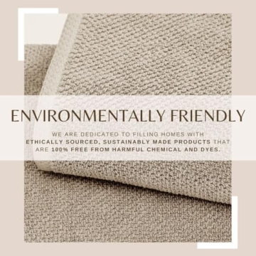 Great Bay Home Taupe Hand Towels - Luxurious 6 Pack for Everyday Use