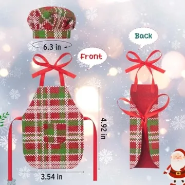 SUNEZLGO 30 PCS Christmas Elf Accessories Baker Decor