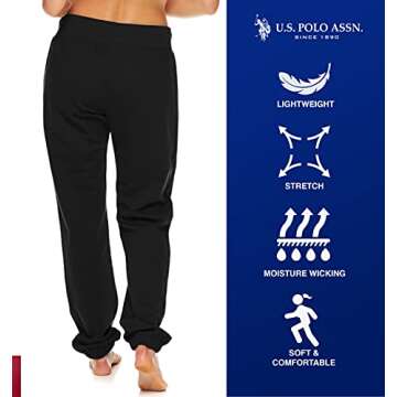 U.S. Polo Assn. Women's Sweatpants - Comfy Jogger Pants
