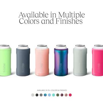 BrüMate Hopsulator Trio 3-in-1 Insulated Can Cooler for 12oz / 16oz Cans + 100% Leak Proof Tumbler ...