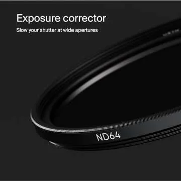 Urth ND64 Lens Filter: 20-Layer Nano-Coated for Ultimate Control