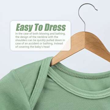 Baby Newborn Knotted Gown 0-6 Months, Super Soft Infant Long Sleeve Sleepwear for Girl and Boy, Baby Coming Home Hospital Outfit with Hat Set Blue