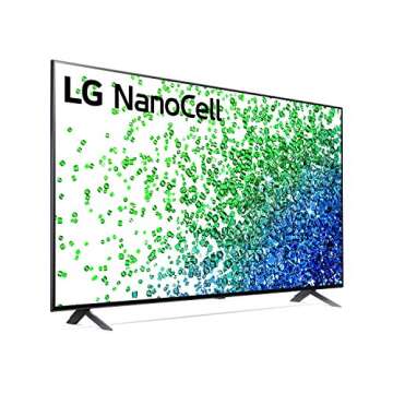 LG NanoCell 80 Series 50” Alexa Built-in 4k Smart TV (3840 x 2160), Refresh Rate 60Hz, AI-Powered 4K Ultra HD (50NANO80UPA, 2021)